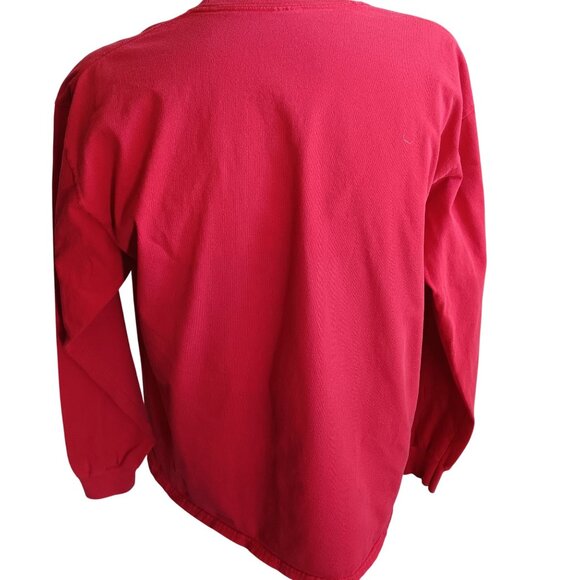 Men's XL Vintage T-shirt Big Red Nebraska Huskers Football Cottage Design 90s - Picture 5 of 6